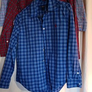 Ralph Lauren long sleeve shirts/ 3 pieces bundle